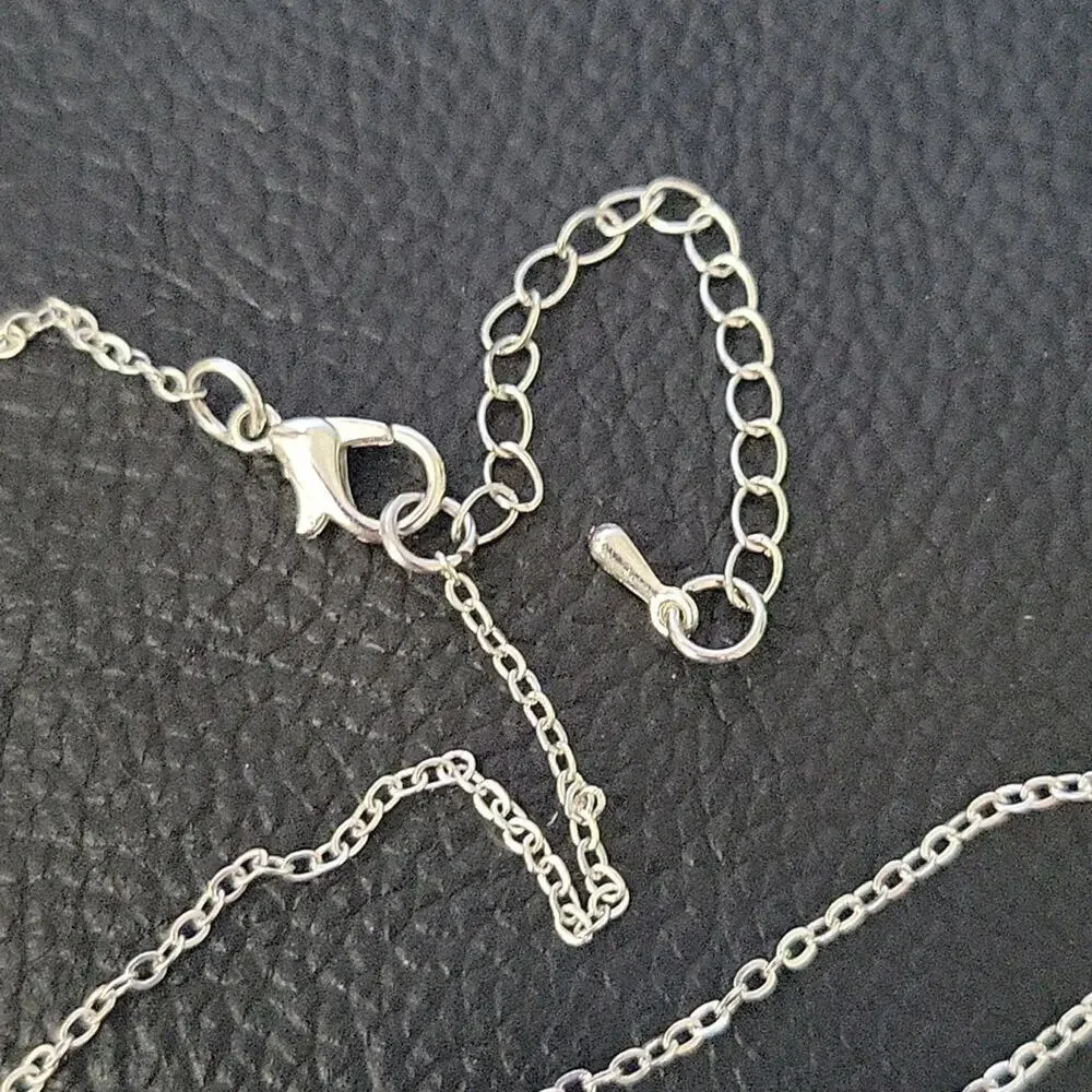 Closet Fairy | Jewelry | Unique Melting Drippy Metal Silver Necklace ...